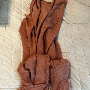 Coral Blanket Scarf